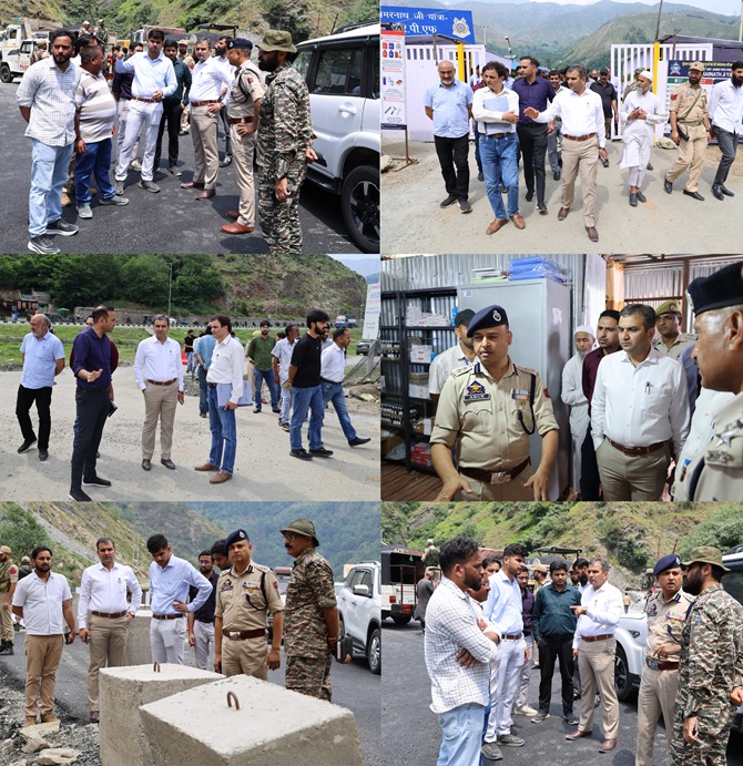'DC Ramban directs for high alert & to ensure swift response to any emergent situation for the successful conduct of SANJY'